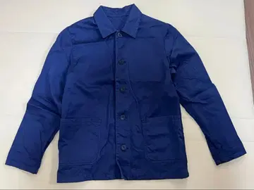 A.P.C. 네이비 코튼 커버올 M