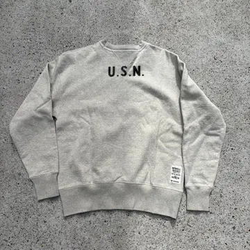 몇 회 착용 TOYS McCOY 맨투맨 양V USN M 사이즈