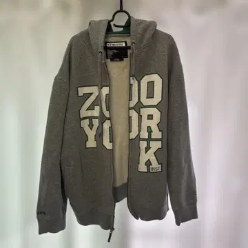 Z.Y. INSTITUTE 그레이 XL 집업 후드티