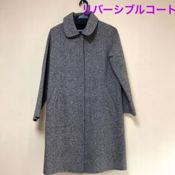 2way 울 코트 리버서블 코트 M 사이즈