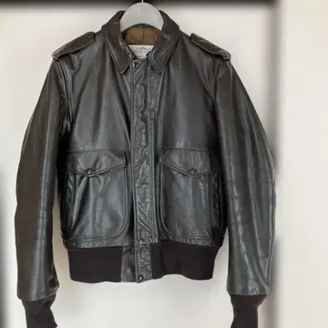 SCHOTT 퀼팅 에포렛트 부착 A2 플라이트 자켓 38 L