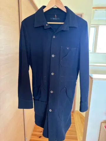 Johnbull 네이비 셔츠 코트