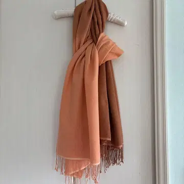 PASHMINA 그라데이션 스톨 오렌지 브라운
