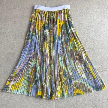 Emilio pucci 스팽글 스커트 플리츠 미사용품