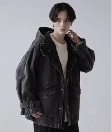 [ 새상품급 ] CLEL 밀리터리 디자인 마운틴 후드티