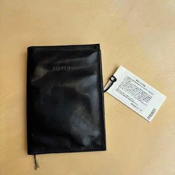 택 포함 미사용 새상품 m0851 가죽 패스 케이스 블랙