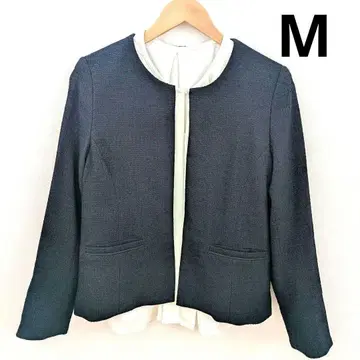 렙심 네이비 트위드 자켓 블라우스 세트 세레모니 M