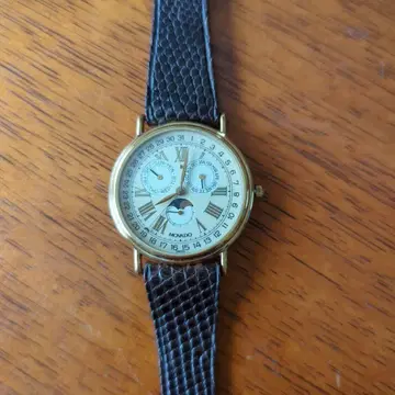 [ 새상품급 ] Movado 모 문페이즈 트리플 달력