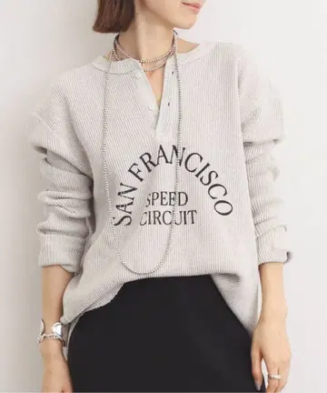 라빠르망 GOOD GRIEF SFSC PRINTED TOP