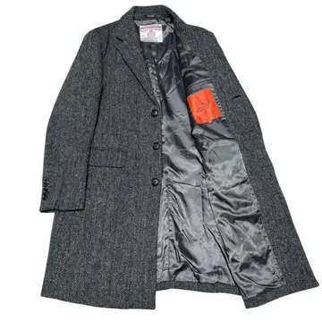 새상품급 해리스 트위드 어반리서치 로쏘 헤링본 체스터 코트 L