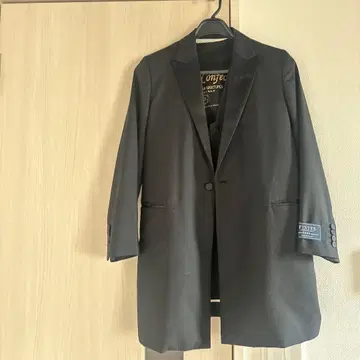 FINTES 블랙 테일러드 자켓 & 베스트 세트