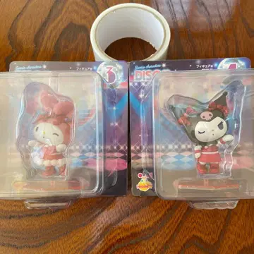 마이멜로디 쿠로미 피규어 산리오 Happ 복권 DISCO 미사용 새상품