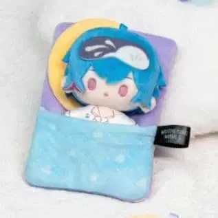 명조 잠자는 노래 시리즈 이불 낚시릴 패스 케이스 브란트 봉제 인형