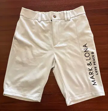 MARK & LONA 골프 하프 팬츠 48 화이트