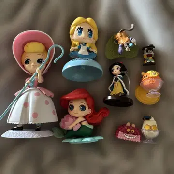 디즈니 캐릭터 피규어 세트
