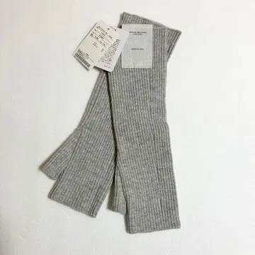 새상품 유나이티드 애로우즈 울 롱 암워머 리브 그레이