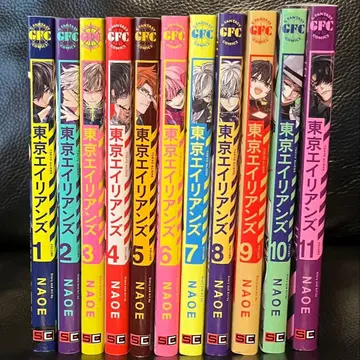도쿄 에이리언즈 1~11권 TSUTAYA 혜택 엽서 포함 3장