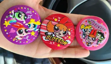 파워퍼프걸스 자수 캔뱃지 3개 세트