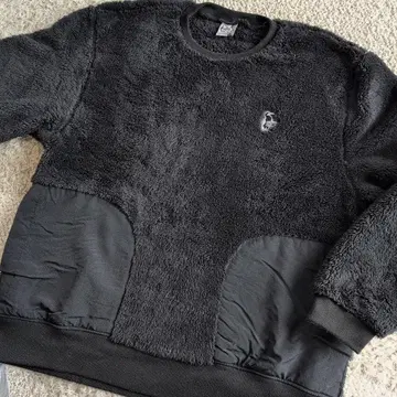 CHUMS 플리스 상의 M 블랙