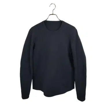 DESCENTE 블랙 폴리에스테르 맨투맨