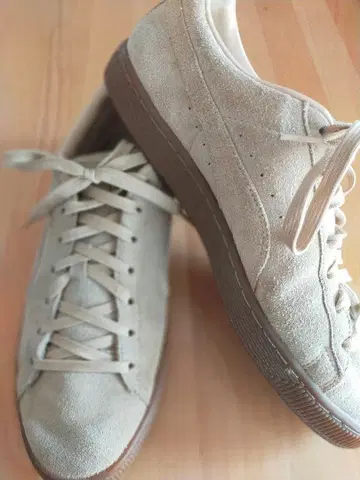 PUMA 스웨이드 스니커즈 27.5cm 베이지
