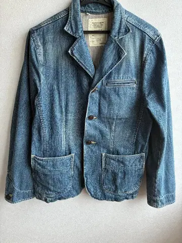 FOB FACTORY 데님 테일러드 3버튼 JACKET 남성 사이즈 S