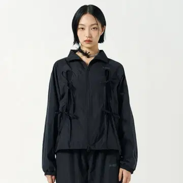 [ NERDY ] 24SS Ribbon Tie Windbreaker