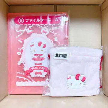 미사용 새상품 산리오 복권 헬로키티 뽑기 복조리 파일 케이스 A