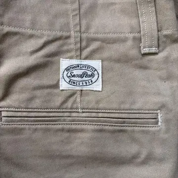 Snow Peak 베이지 치노 팬츠 M 사이즈