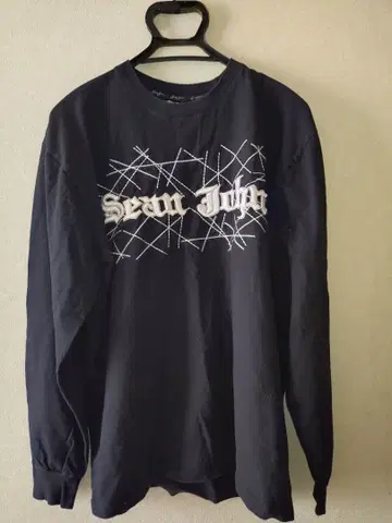 구제 의류 SeanJohn 롱T 블랙 XL 사이즈 B-BOY