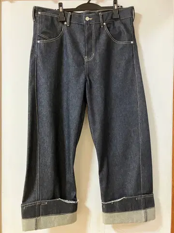 MARINA YEE 오버사이즈 데님 팬츠 네이비 컬러 M