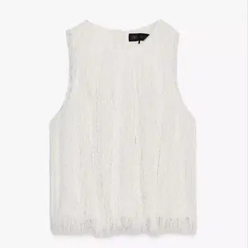 ZARA 프린지 크롭 기장 상의