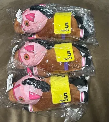 서러브레드 컬렉션 봉제 인형 스마트폰 숄더 하루 우라라 3개 세트