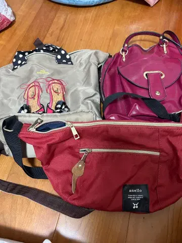 미스 사파토 anello 빨간색 숄더백