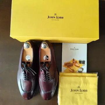 새상품급 JOHN LOBB 버건디 드레스 신발
