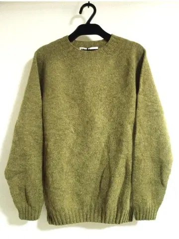 새상품 할리 오브 스코틀랜드 셰틀랜드 울 니트 영국제 38