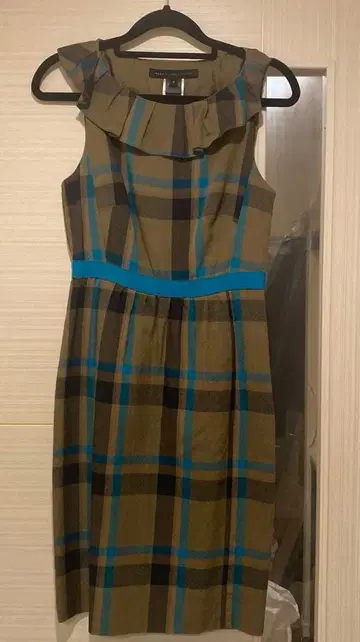 마크제이콥스 원피스 체크 그린 블루 0