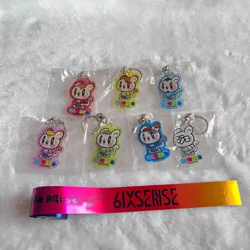 제네 고양이 다이컷 아크릴 키링 GENE 7종 컴프 세트 은테