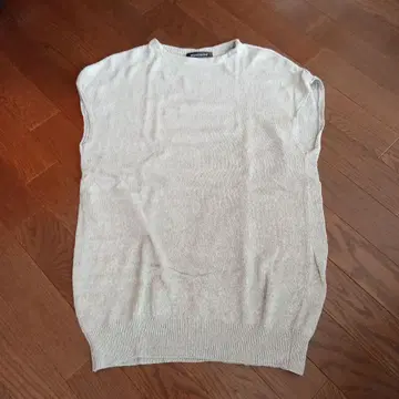 미즈이로 인드 그레이 니트 베스트