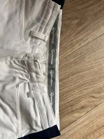TaylorMade 여성용 골프 팬츠 화이트/네이비