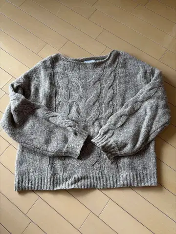 Ciaopanic Typy 케이블 짜임 니트 스웨터 ONE 사이즈 베이지