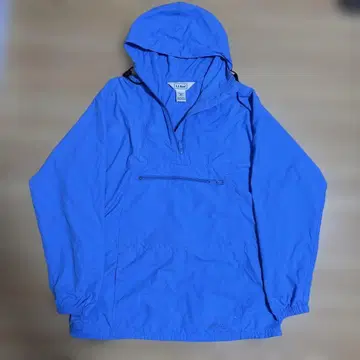 L.L.Bean 나일론 아노락 후드티 엘엘빈 파랑 자수