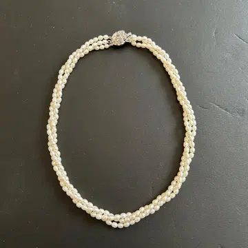 담수 진주 미에 감기 목걸이 약 40cm