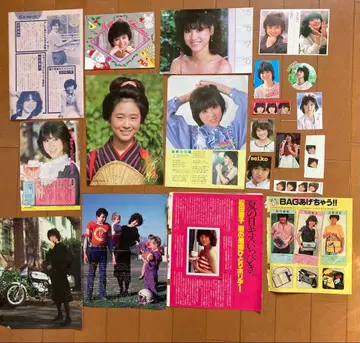 마츠다 세이코 잡지 키리누키 카드 씰 등