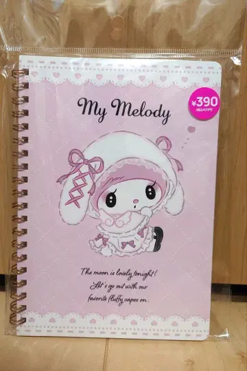 새상품 달밤의 멜로쿠로 링 노트 마이멜로디
