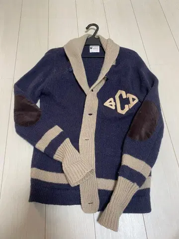 CHAMPION 가디건 L 네이비/베이지