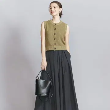 beaty&youth UNITED ARROWS 라메 니트 베스트