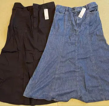 gu 플레어 맥시 스커트 새상품 3XL 2개