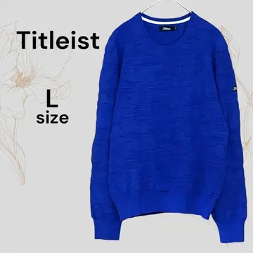 Titleist 타이틀리스트 새상품급 파랑 크루넥 스웨터 니트 블루