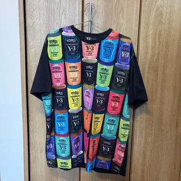 Y-3 컬러풀 보틀 프린트 티셔츠 M